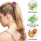 10Pcs Small Flower and Matte Colorful Hair Clips for Girls - 1.7' Mini Hair Claws, Kidcore Cute Hair Accessories (5 Colors)